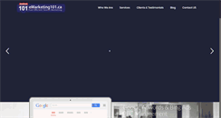 Desktop Screenshot of emarketing101.ca
